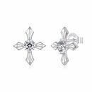 925 Sterling Silver 0.30 Carat Genuine Moissanite Earrings for Women