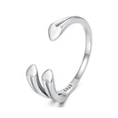 925 Sterling Silver Oxidized 0.15-0.8cm Ring