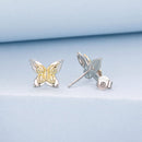 925 Sterling Silver White Gold Plated Small Earrings