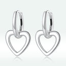 925 Sterling Silver Earrings for Women - Oxidized - 1.9x1.2cm
