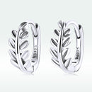 S925 Oxidized Silver Earrings 1.2*0.5cm for Women