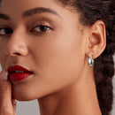 925 Sterling Silver White Gold Plated Earrings for Women