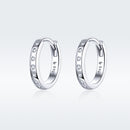 925 Sterling Silver Earrings with Pavé Setting CZ for Women
