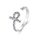925 Sterling Silver Oxidized 2.2mm Ring for Women