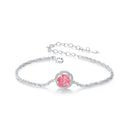 925 Sterling Silver Bracelet 150mm with CZ and Resin