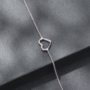 925 Sterling Silver Plated White Gold Moissanite Bracelet for Women