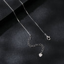 925 Sterling Silver 4mm 0.245ct Moissanite Necklace for Women