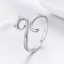S925 Sterling Silver Adjustable Ring for Women