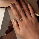 925 Sterling Silver Oxidized 1.8mm Width Elegant Style E Ring