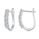S925 Sterling Silver Moissanite Earrings 0.30 Carat for Women