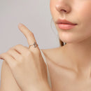 925 Sterling Silver Oxidized Silver 0.16 cm Ring