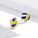 925 Sterling Silver Oxidized Enamel Earrings for Women