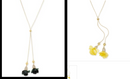 Inc Fabric-Flower 37 Inches Lariat Necklace