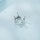 S925 Sterling Silver Earrings with Pavé Setting and CZ