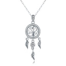 925 Sterling Silver Necklace 36-45cm with Pendant for Women