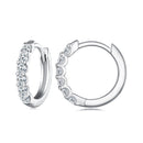 925 Sterling Silver 2.0mm Moissanite Earrings for Women