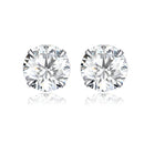 925 Sterling Silver Earrings with Pavé Setting CZ