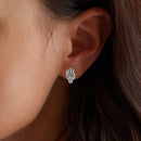 925 Sterling Silver Oxidized Earrings 12x7mm for Women