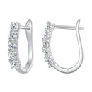 S925 Sterling Silver Moissanite Earrings 0.30 Carat for Women