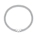925 Sterling Silver Plated Platinum 17.0 Size Bracelet for Women