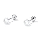 925 Sterling Silver Quality Shell Pearl Earrings for Women