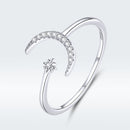 925 Sterling Silver Ring with Pavé Setting CZ