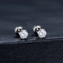 925 Sterling Silver Moissanite Earrings for Women