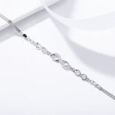925 Sterling Silver Bracelet 22CM for Women