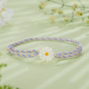 925 Sterling Silver Plated Platinum Deep Seashell Bracelet 24cm Adjustable for Women