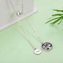925 Sterling Silver Necklace 42CM Length with 9.5CM Pendant for Women