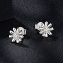 925 Sterling Silver Moissanite 0.3cm Earrings for Women