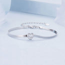 925 Sterling Silver Pavé CZ Bracelet for Women
