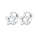 S925 Oxidized Silver 1cm Earrings for Women