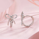 925 Sterling Silver Earrings with White Gold Plating for Women