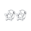 S925 Oxidized Silver 1cm Earrings for Women