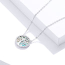 925 Sterling Silver Adjustable Mica Necklace for Women
