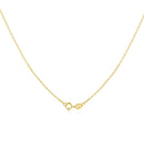 925 Sterling Silver + Plated White Gold Necklace 40cm for Women