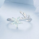 925 Sterling Silver & Opal Ring for Women