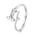 925 Sterling Silver Oxidized Silver Ring 0.16cm Width for Women