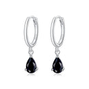 925 Sterling Silver Earrings with Pavé Setting CZ