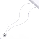S925 Sterling Silver Adjustable Necklace with CZ and Enamel Pendant