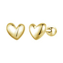 925 Sterling Silver Plated Platinum 5mm Earrings for Women