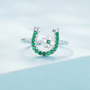 925 Sterling Silver Plated Platinum CZ Ring for Women