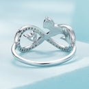 925 Sterling Silver 3mm CZ Pavé Setting Ring Size 7.0 for Women
