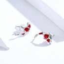 925 Sterling Silver Plated Earrings with Pavé Setting CZ for Women