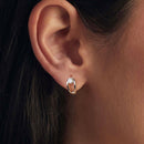 925 Sterling Silver 0.40 Carat Moissanite Earrings for Women