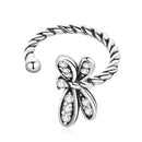 925 Sterling Silver Earrings with Pavé Setting and CZ for Women