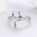S925 Sterling Silver Adjustable Ring for Women