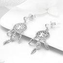 925 Sterling Silver Oxidized Pavé Setting CZ Earrings