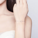 925 Sterling Silver Adjustable Bracelet for Women